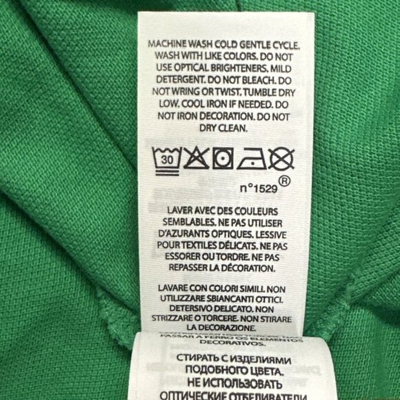 Polo Ralph Lauren Men's Medium Emerald Classic Fit Explorer Bear Mesh Polo Shirt - Picture 10 of 14